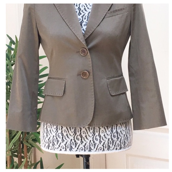 BCBG MAXAZRIA Cotton Blend Blazer, XS - Picture 4 of 7